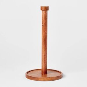 Threshold Wood Paper Towel Holder Kitchen Countertop Farmhouse New